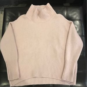 Pink cowl neck sweater